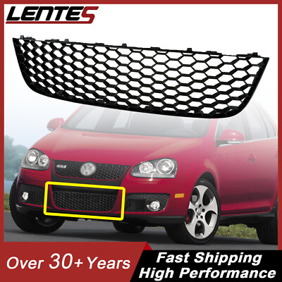 New Front Lower Center Honeycomb Mesh Grille For 06-09 VW Mk5 Gti Gli Jetta