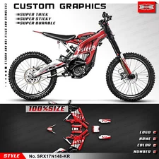 Dirt eBike Sticker Sheet Wrap Design for Sur-Ron Light Bee X S Segway X160 X260