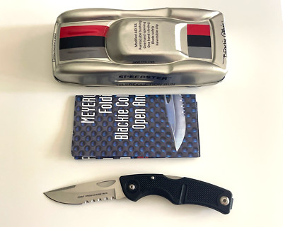 Meyerco Blackie Collins Speedster Folding Knife First Production Run Japan VTG