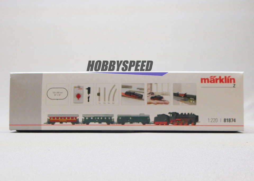 MARKLIN Z SCALE "SPUR Z" MINI ELECTRIC TRAIN SET "MUSEUM TRAIN" MRK81874 NEW - Image 2 of 4