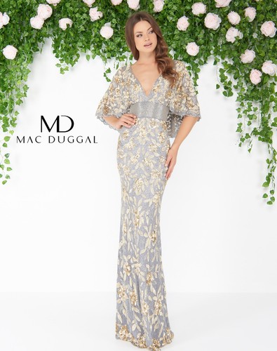 NEW MAC DUGGAL 4574D Platinum Gold 