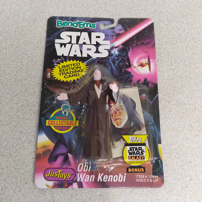 Star Wars Bend Ems Obi Wan Kenobi Action Figure 1993 with a