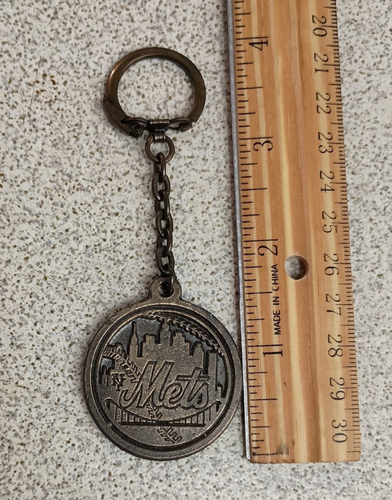 NEW YORK METS Mascot The Original Mr Met Key Chain Key Ring SHEA STADIUM NY RARE - Picture 3 of 5