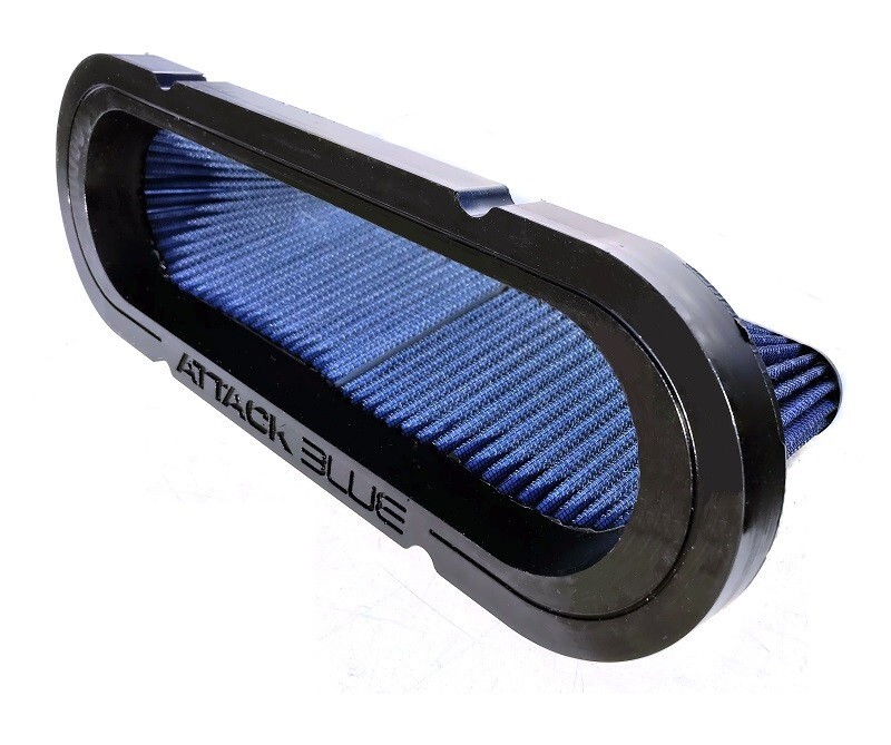 2006-13 LS3 LS7 C6 Corvette Attack Blue Dry Nanofiber Perform Air Filter Vasaria