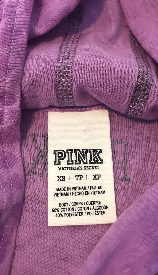 VICTORIAS SECRET ROSA ANIMAL PRINT FIESTA PLAYA ESPALDA BAJA TANQUE BLING XS (A24) Foto 3 de 4