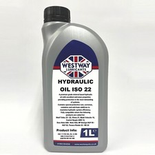 Hydraulic Oil 22 Fluid 1L VG22 Airline Oil High Grade 1 Litre ISO 22 DIN 51524