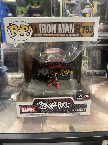 Funko Pop! Marvel Deluxe Iron Man 753; GameStop Excl.