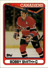1990-91 Topps Bobby Smith #287 Montreal Canadiens