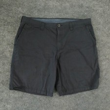 Columbia Shorts Mens 38 Chino Flat Front Gray Outdoors Fishing Casual