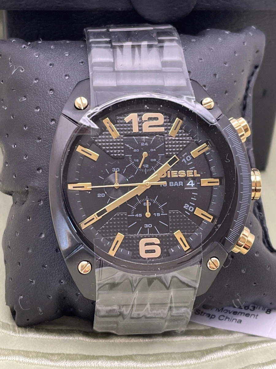 Diesel Men s Overflow Stainless Steel Chronograph Quartz Watch