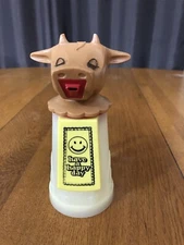 VINTAGE WHIRLEY INDUSTRIES MOO COW CREAMER DISPENSER WARREN PA CUTE GIFT