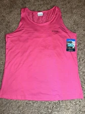 NEW Women's Columbia Sunlight Peak II Pink Tank Top Size Large MSRP $40.00