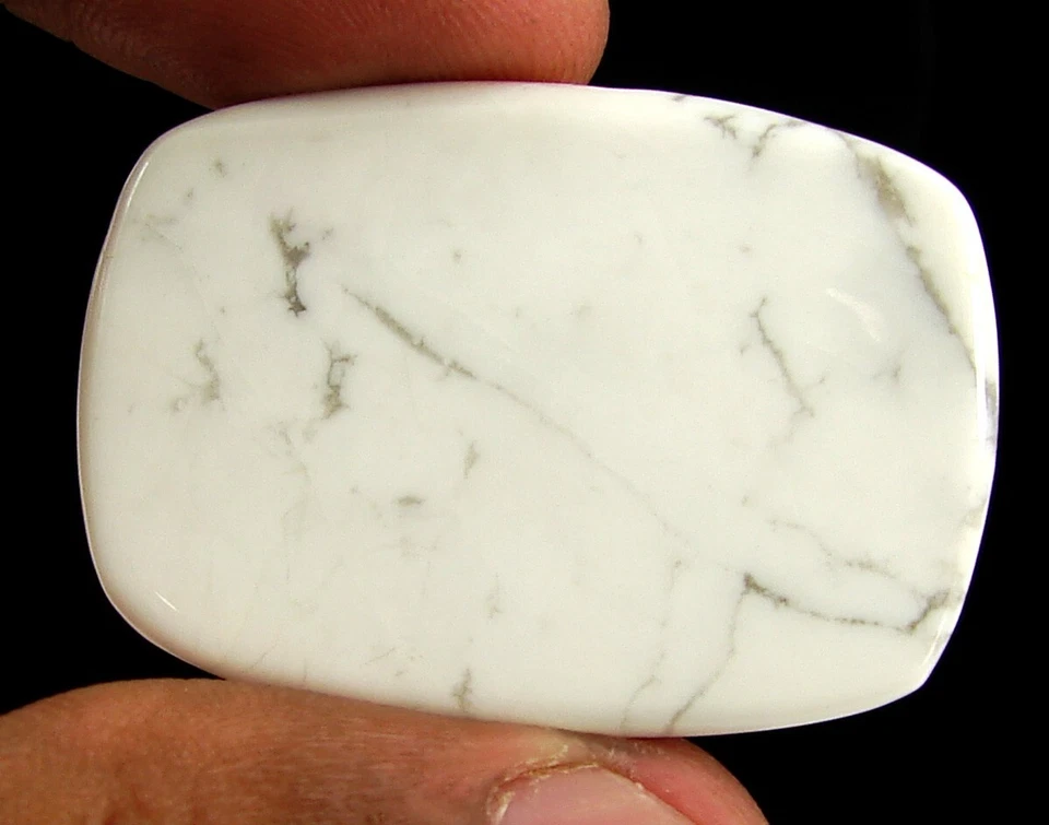 71.00 CT Natürlich Weißer Howlith Lose Edelstein Cabochon Wire Wrap Stein - - Bild 2 von 2