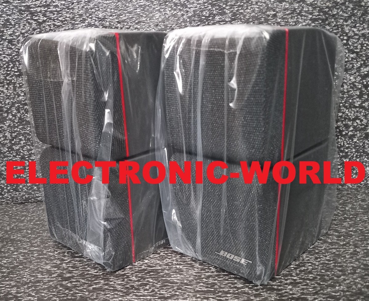 MINT! PAIR Bose LEGENDARY REDLINE Double Cube Speakers MINT! PAIR Bose LEGENDARY REDLINE Double Cube Speakers