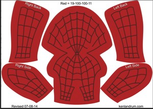 spiderman 3d mask template pdf download