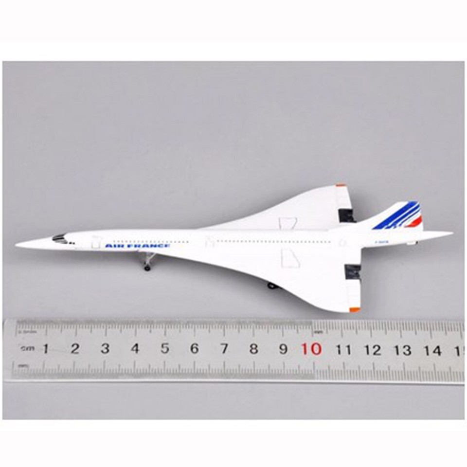 Socatec France Concorde F-BVF8 1/400 Diecast Plane Modellino Di Aereo