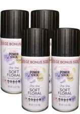 Lot 4 x Power Stick SOFT FLORAL Her/women's Body Spray 3.5 Oz Each