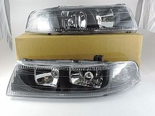 Mitsubishi Lancer / Evolution Evo V VI 5 6 Black HeadLight 1998 1999 2000 2001