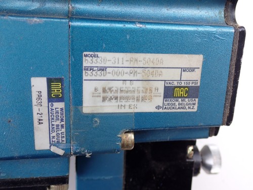 6300D 6333D MAC VALVES USED - Picture 5 of 6