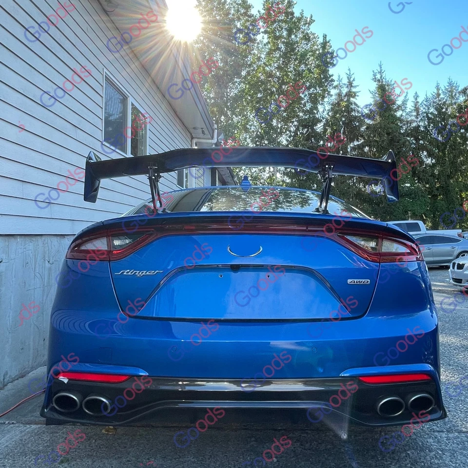 Alerón trasero negro brillante estilo VIP para BMW Serie 5 F10 F90 JDM GT FW Foto 3 de 4