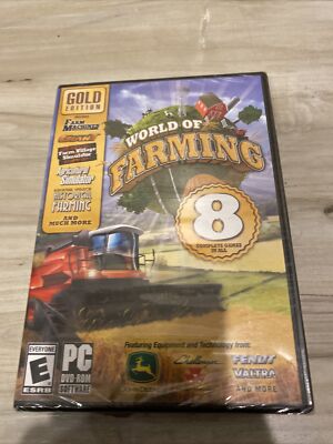World of Farming: Gold Edition 8 Complete Games (PC DVD, 2014) Brand New Sealed