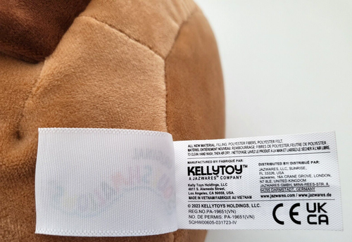 Squishmallows Chip Beaver Beanie 8" Plush Toy Brown Red Kellytoy 2023 Jazwares - Picture 10 of 11
