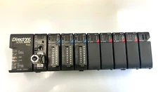 Koyo Direct Logic 205 D2-09B-1 w/DL250-1 CPU, (3) D2-16ND3-2, (4) D2-08TR