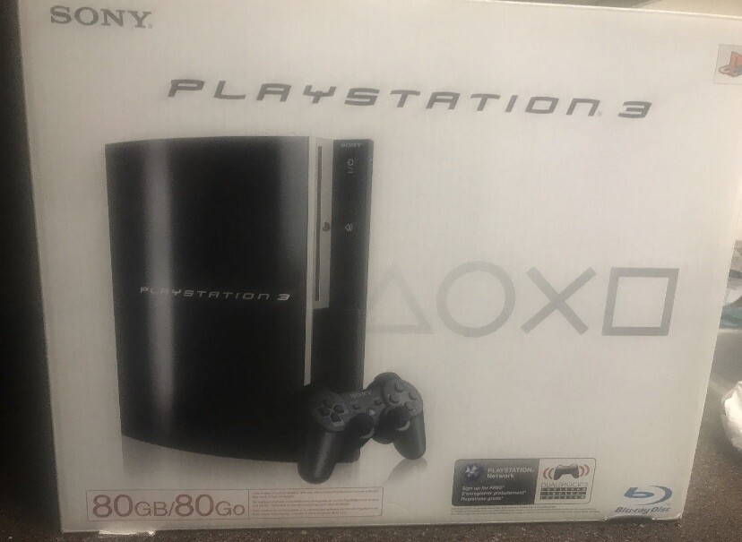 ps3 黒 80GB Sony Playstation 3 Fat 80gb Console CECHL01 w/ Controller | eBay