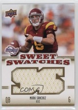 2010 Upper Deck NCAA Sweet Spot Sweet Swatches Mark Sanchez #SSW-54 j4h