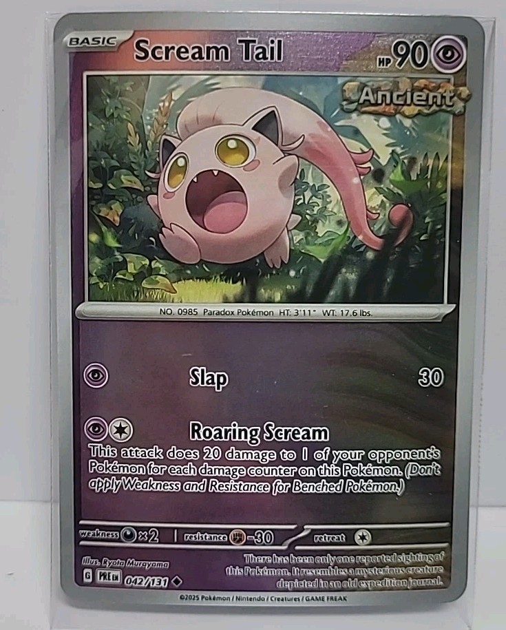 Pokemon Card Scream Tail 042/131 Sv: Prismatic Evolutions Holo Collectors Gamers