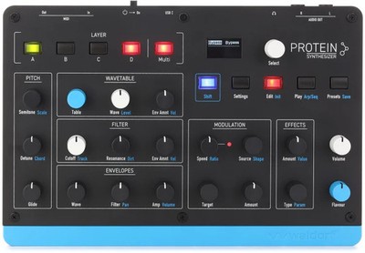 Waldorf Protein Wavetable Desktop Synthesizer