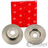 2X Trw Bremsscheiben 276Mm Voll Hinten Passend FÜR Alfa Romeo 166 Lancia Kappa