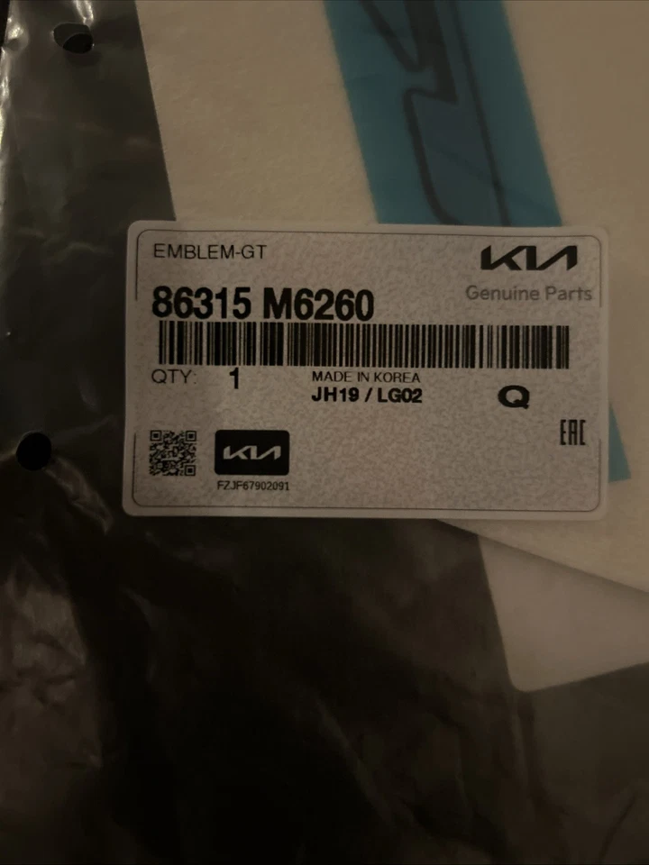 Kia 86315M6260 EMBLEM-GT - Изображение 2 из 2