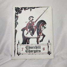 Churchill High School Yearbook 1979 Michigan