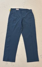 New Kirkland Signature Women Ankle Travel Blue Pant 7789780 Size 06