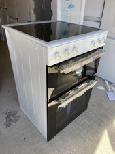 Logik Freestanding 60cm Electric Cooker With Double Oven LFTC60W24.