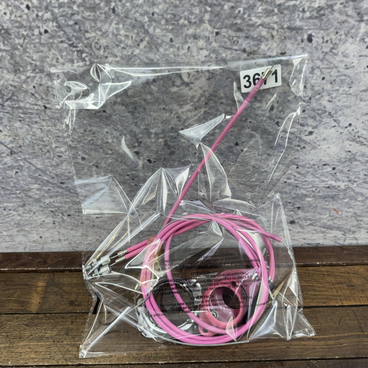Vintage Odyssey Gyro BMX Parts Pink Detangler Rotor Cable Bubble
