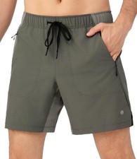 Men's 2 in 1 Running Shorts with U-Support Compression Liner, Quick Dry Worko...