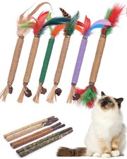 Natural Silvervine Chew Sticks 12 Pack Cat Teeth Cleaning Dental Health
