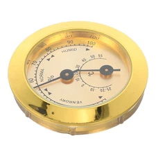  Embedded 50MM Hygrometer Thermometer for Cigar Humidor Cabinets Round Humidity