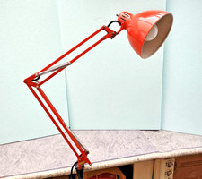 lampada Naska Loris modello Naska colore rosso usata modernariato