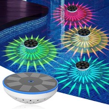 RGB Solar Floating Pool Lights  Smart Auto ON...
