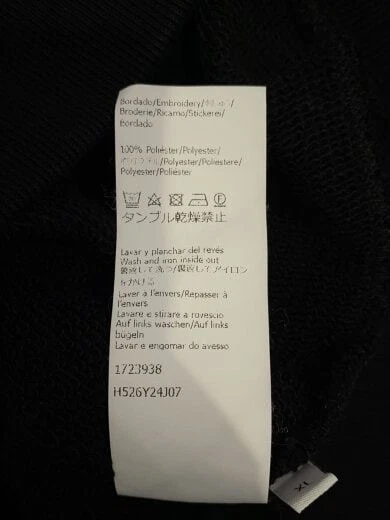 Felpa LOEWE Anagram XL Cotone BLK