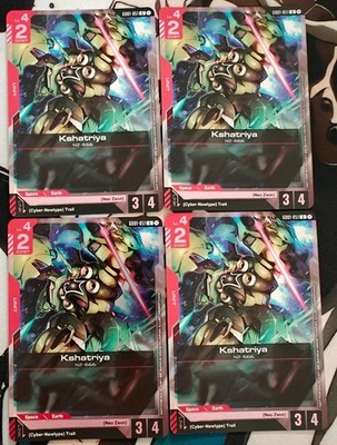 Kshatriya GD01-051 Alt-Art Promo Gundam Card Game | Playset (4 Karten) 
