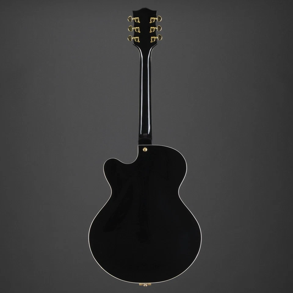 SE Big Boy Hollow Body Jazz Gitarre Tron Humbucker Gold Hardware Bigsby Vibrato - Bild 3 von 4