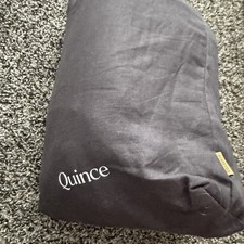 New 164 Quince European 100 Linen Duvet Cover Full Queen Gray