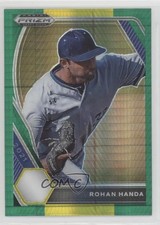 2021 Panini Prizm Draft Picks Green & Yellow Hyper Rohan Handa #PDP146 7m3