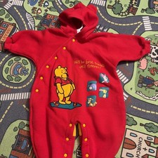 Vintage Pooh Hooded Romper