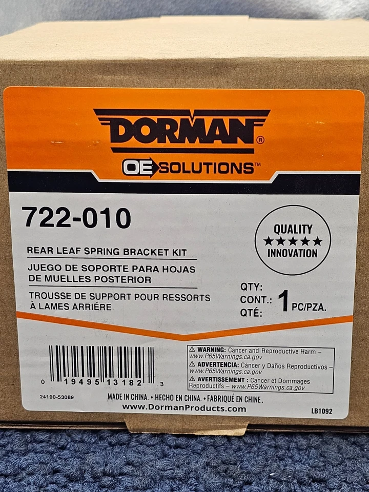 Suporte de mola traseiro Dorman 722-010 compatível com 1986-2011 Ford Ranger - Imagem 2 de 4