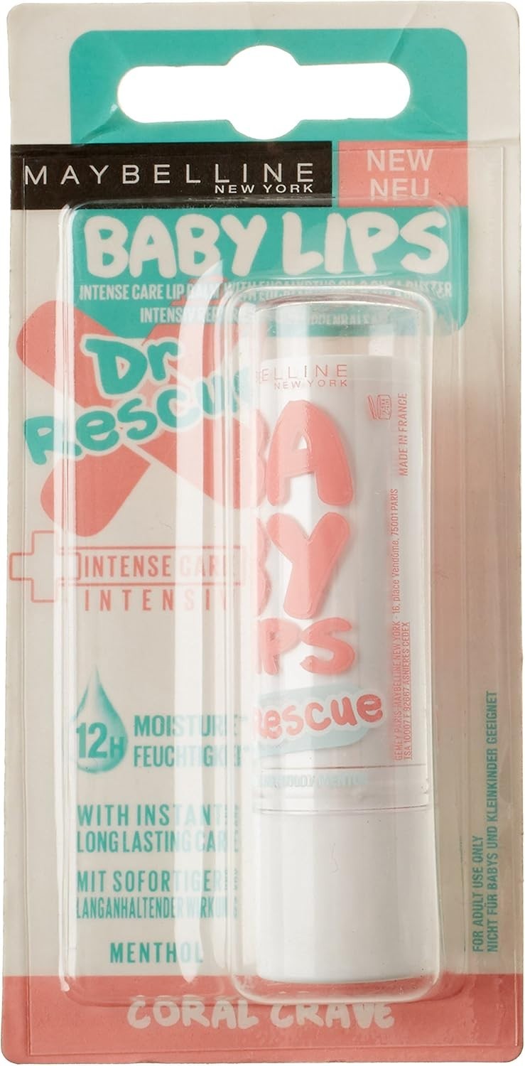 MAYBELLINE BABY LIPS LIP BALM - CORAL CRAVE CARDED
